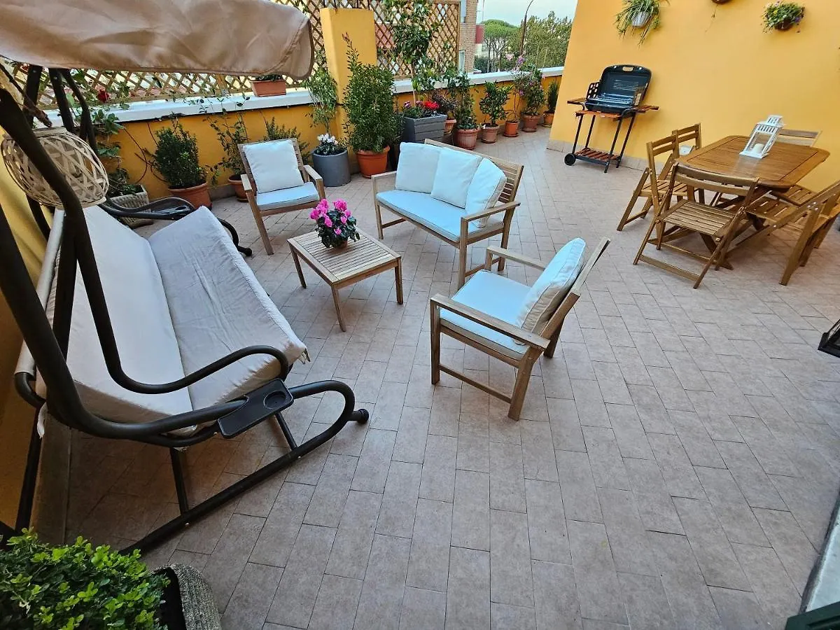 Terrace - Meospiti Penthouse Apartment Rome
