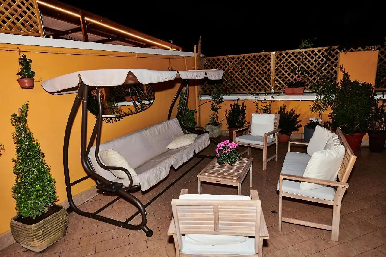 Terrace - Meospiti Penthouse Apartment Rome